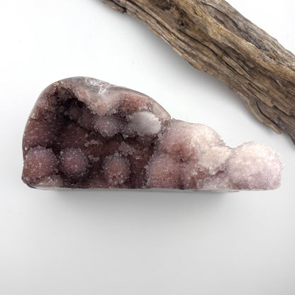 Unique BIG Brazilian Pink Sparkly Sugar / Grape Druzy Freeform Cloud Shape - 790 grams