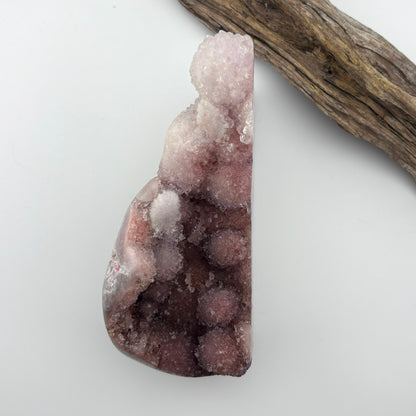 Unique BIG Brazilian Pink Sparkly Sugar / Grape Druzy Freeform Cloud Shape - 790 grams