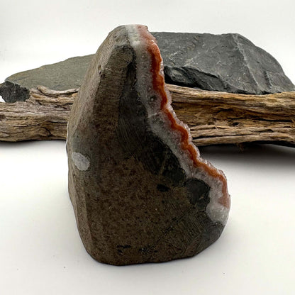Brazilian Rainbow Reddish Amethyst Druzy Cut Base -  496 grams
