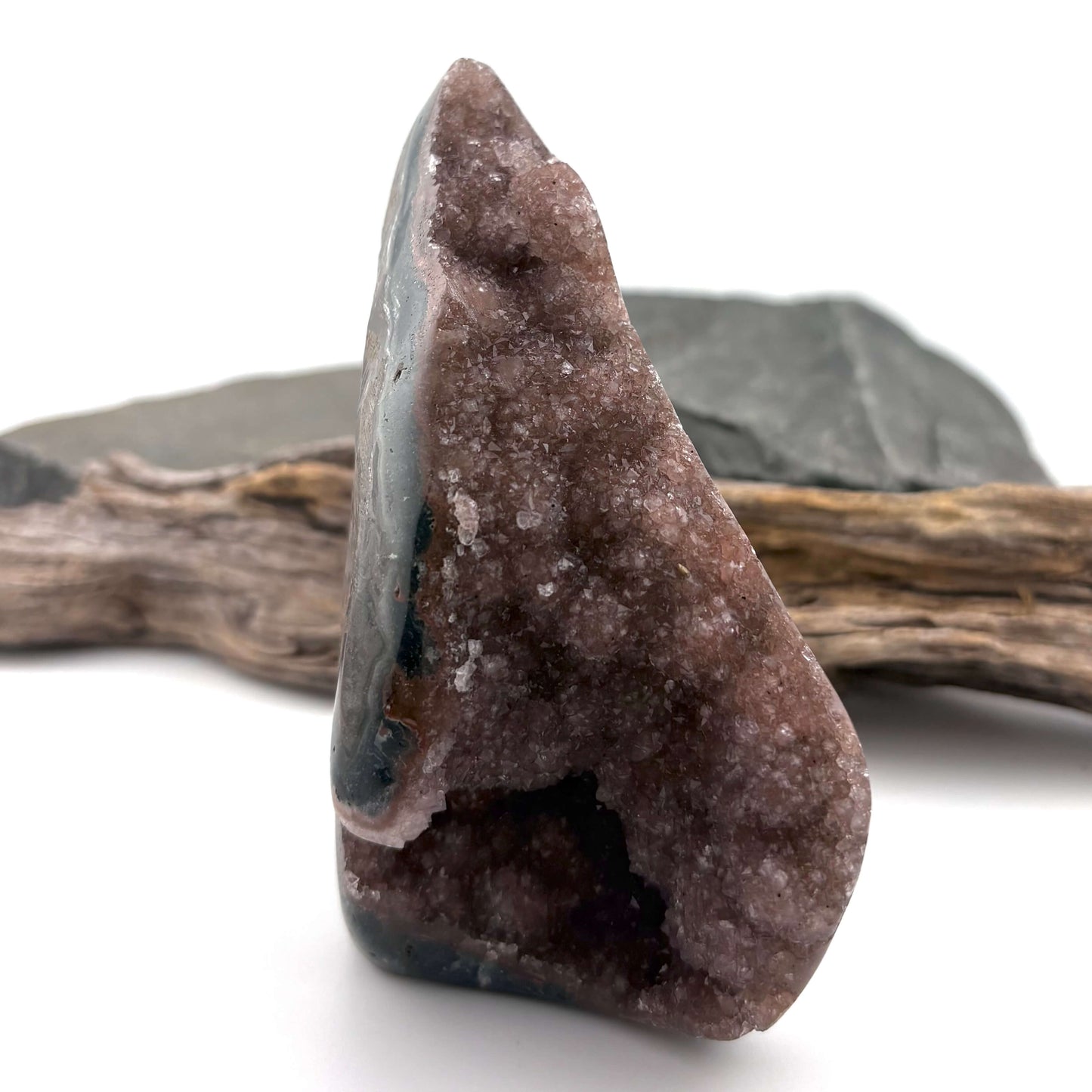 Brazilian Rainbow Amethyst Druzy Cut Base -  500 grams