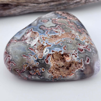 Brazilian Banded Druzy Agate Heart