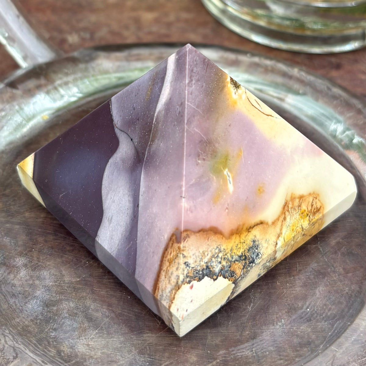 Mookaite Pyramid - 135 grams / 5.3 cm