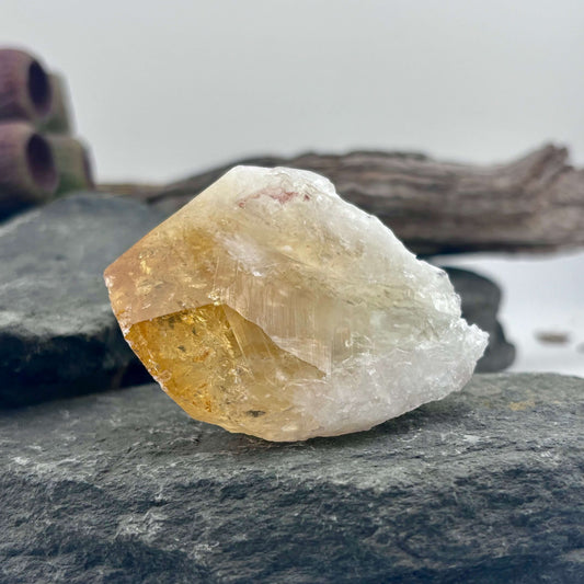 Small Brazilian Citrine Rough Point