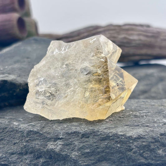 Small Brazilian Citrine Rough Point