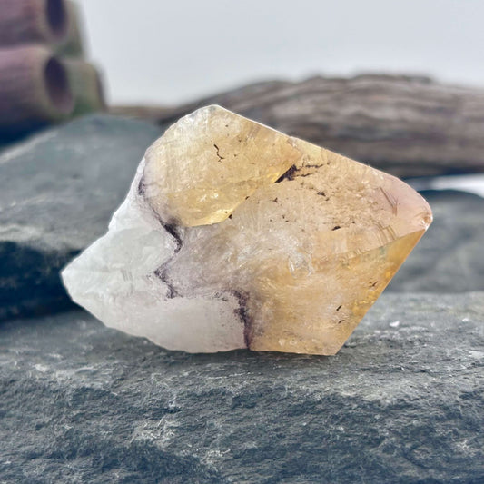 Small Brazilian Citrine Rough Point