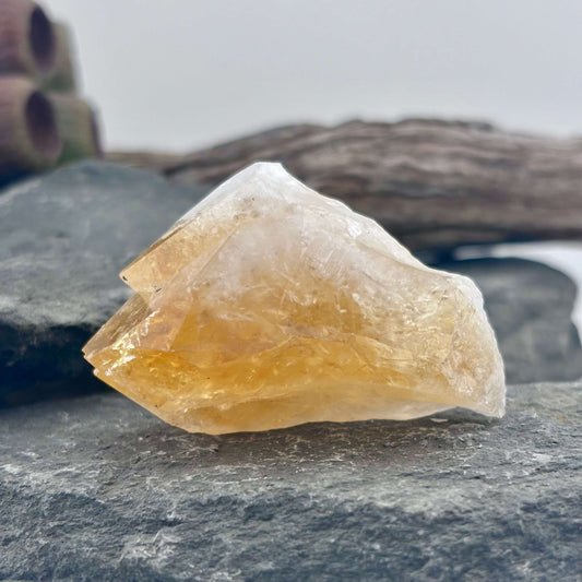 Small Brazilian Citrine Rough Point