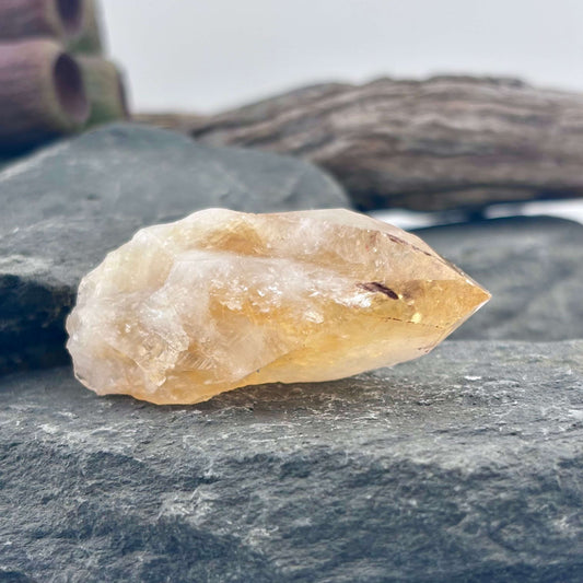 Small Brazilian Citrine Rough Point