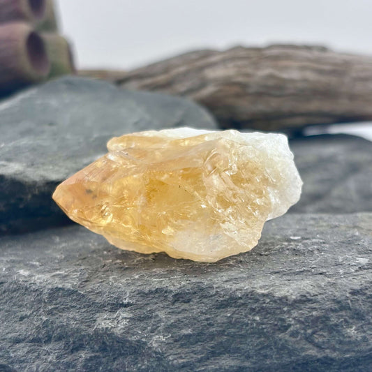Small Brazilian Citrine Rough Point