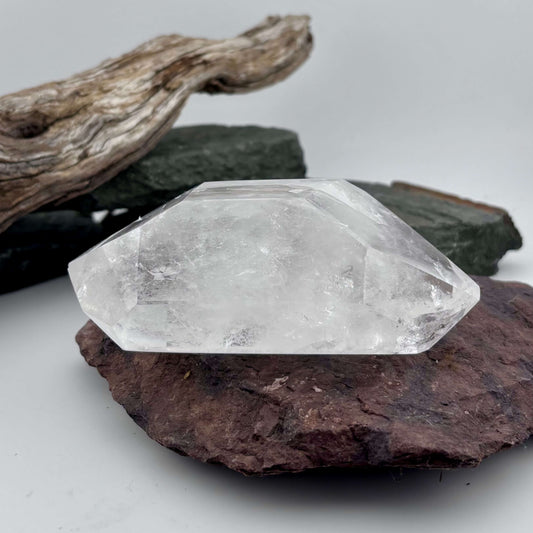 Clear Quartz Double terminator Polished Point