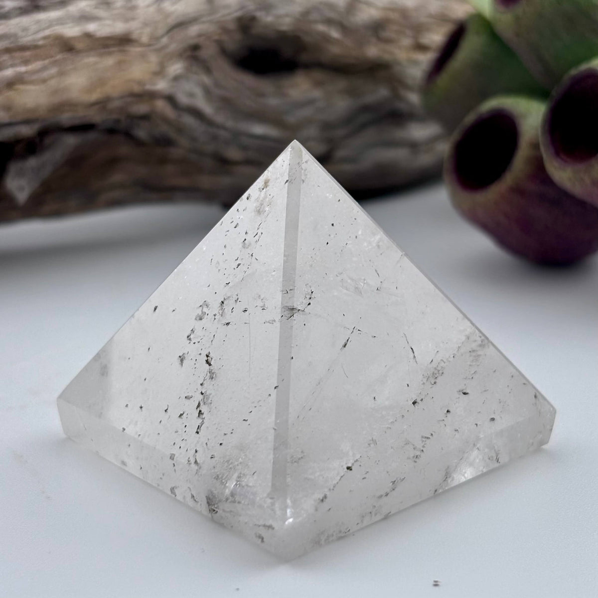 Pyramidal Quartz Clear Quartz Pyramid - 101 grams / 4.6 cm (#2) – Dream In Stone