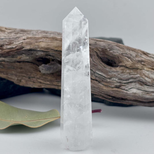 Clear Quartz Polished Tower