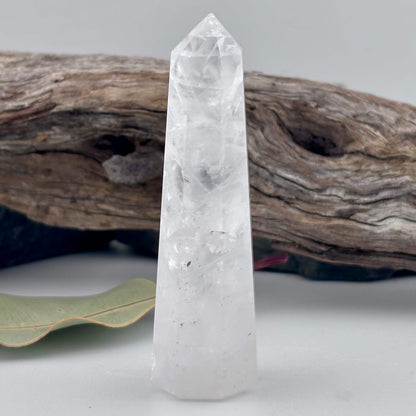 Clear Quartz Polished Tower