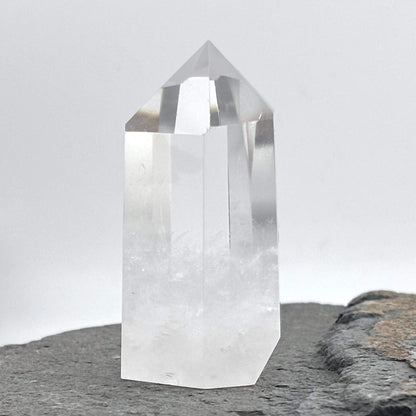 Amazing Clarity Clear Quartz Polished Tower - 80 grams / 6 cms