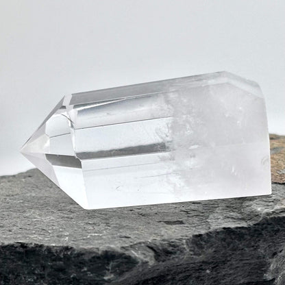 Amazing Clarity Clear Quartz Polished Tower - 80 grams / 6 cms