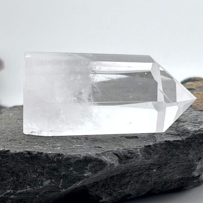 Amazing Clarity Clear Quartz Polished Tower - 80 grams / 6 cms