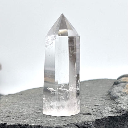 Amazing Clarity Clear Quartz Polished Tower - 30 grams / 5 cms