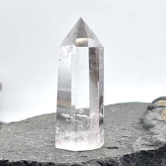 Amazing Clarity Clear Quartz Polished Tower - 30 grams / 5 cms
