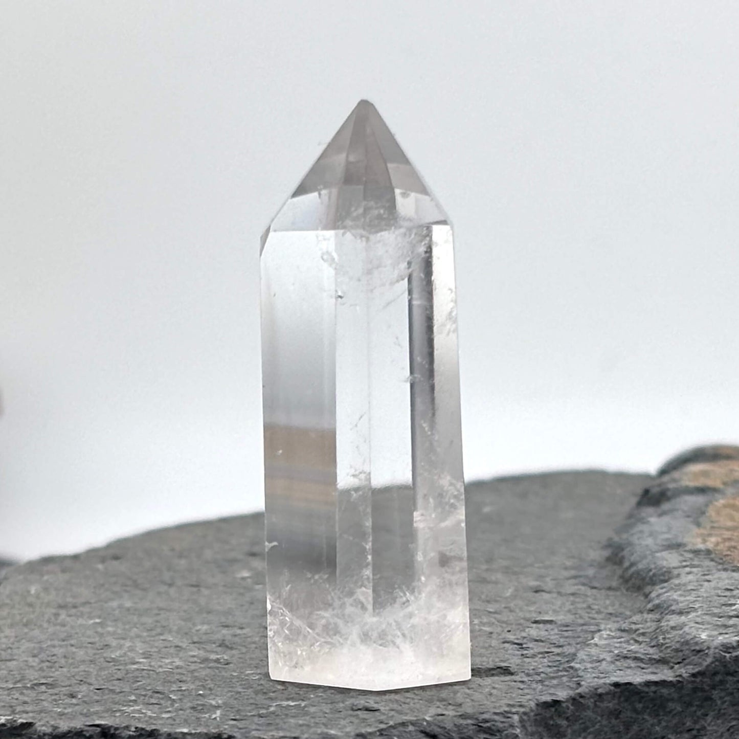 Amazing Clarity Clear Quartz Polished Tower - 30 grams / 5 cms