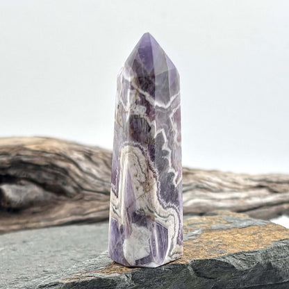 Dream Chevron Amethyst Tower - 40 grams / 6.2 cms