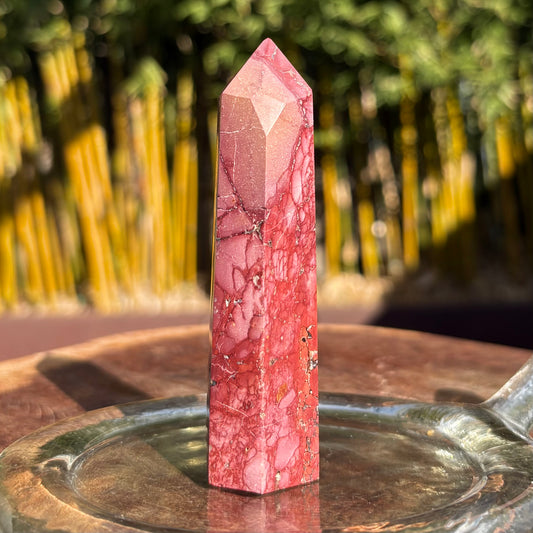 Mookaite (Australian Jasper) Polished Tower - 67 grams / 9.4 cms