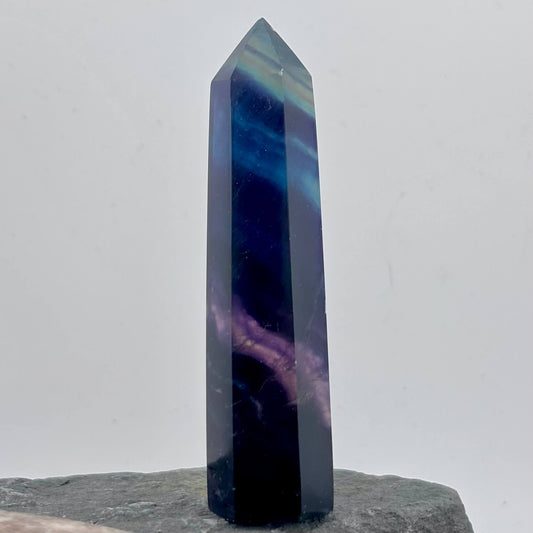 Rainbow Fluorite Polished Tower