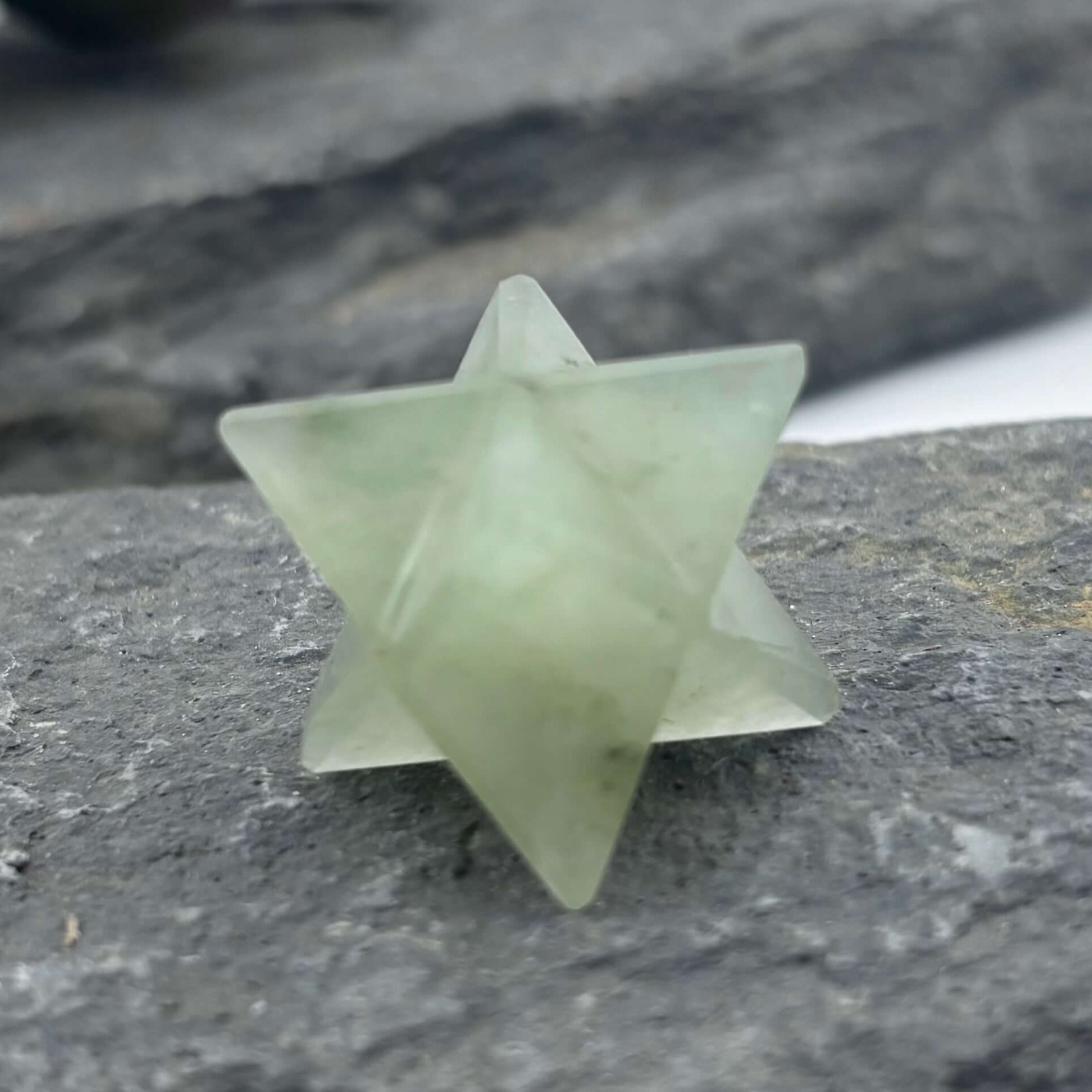 Small Green Aventurine Merkaba Star 