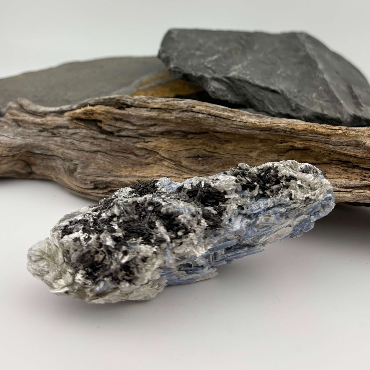Brazilian Kyanite w Mica Rough Specimen - 125 grams