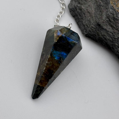 Labradorite Terminator Pendulum