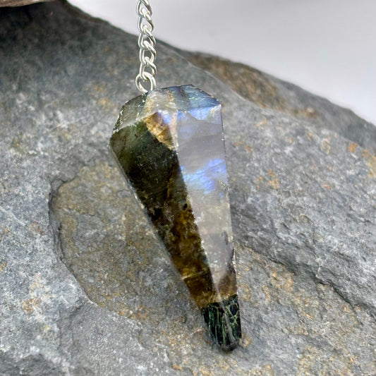 Labradorite Terminator Pendulum