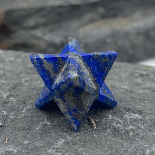 Small Lapis Lazuli Merkaba Star