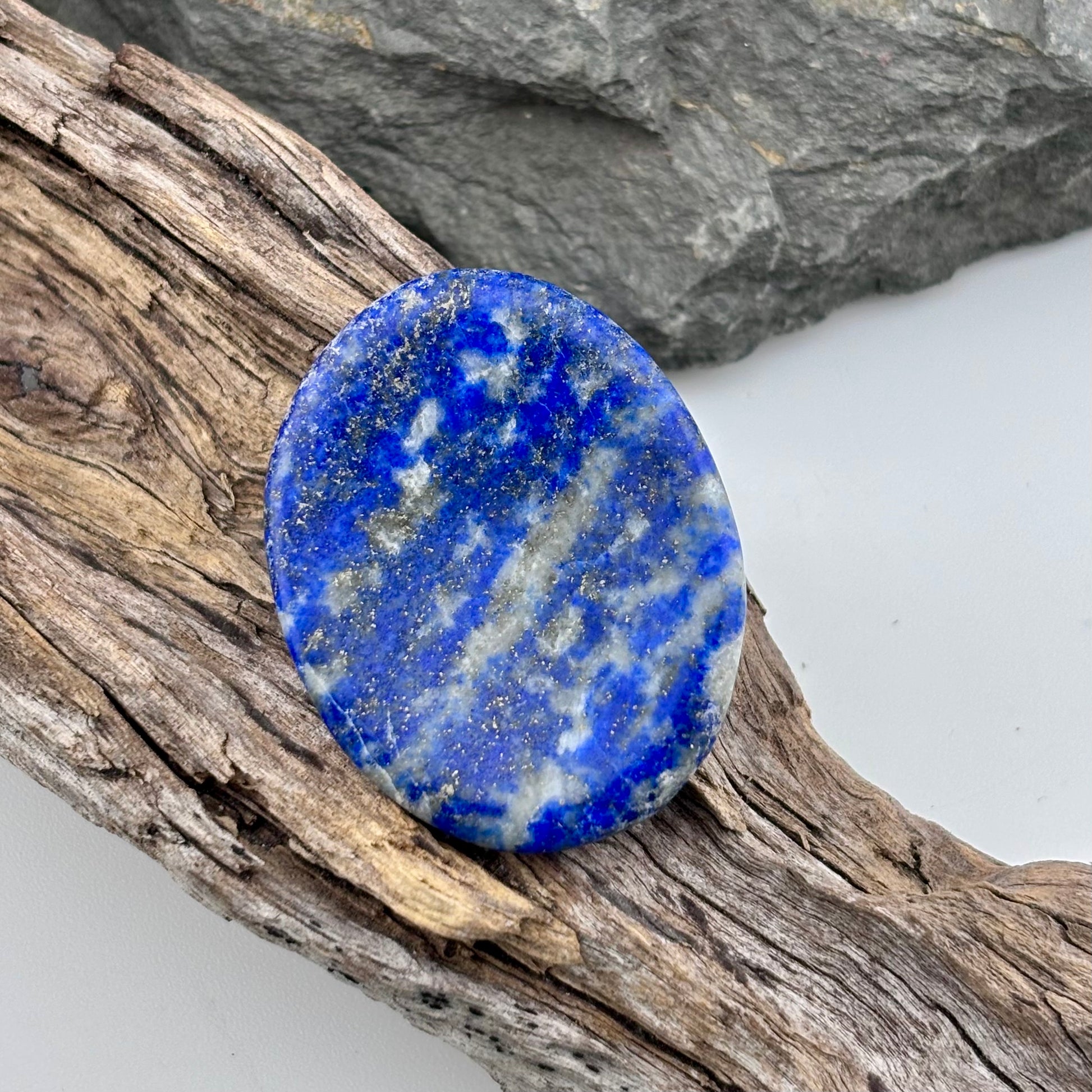 Lapis Lazuli Worry Thumb Stone