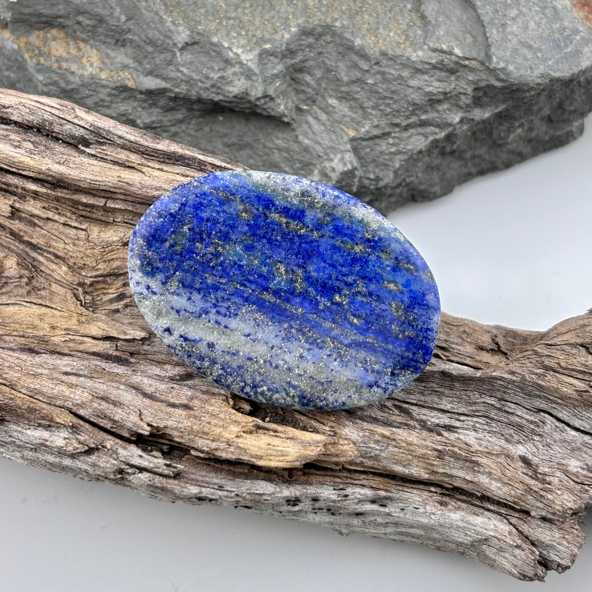 Lapis Lazuli Worry Thumb Stone