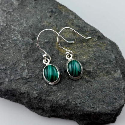 Malachite Earrings 