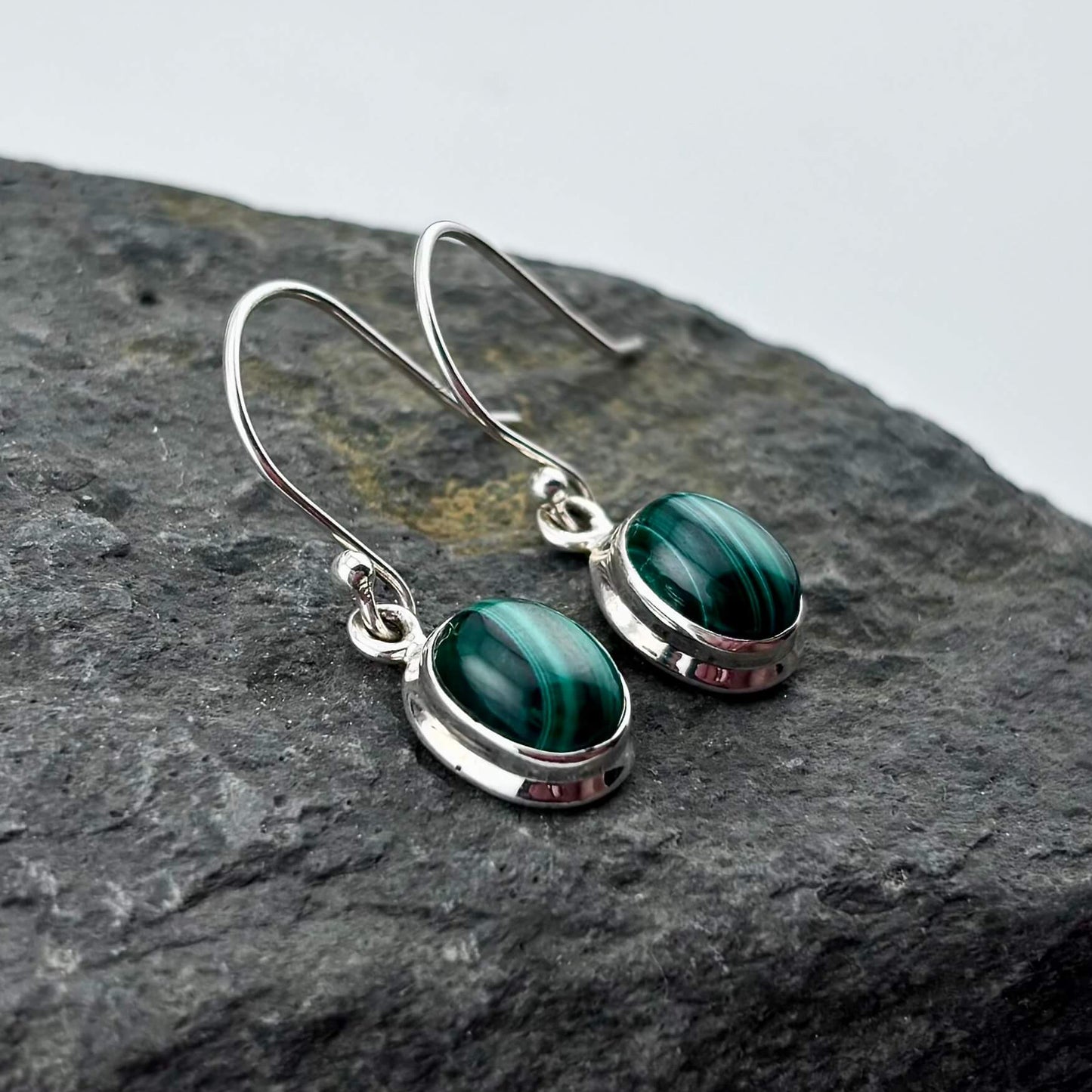 Malachite Earrings 