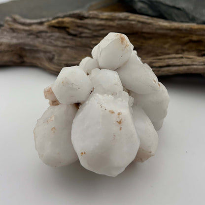 Rare Milky Quartz Stalactite freeform w terminators - 185 grams / 7.5 cms