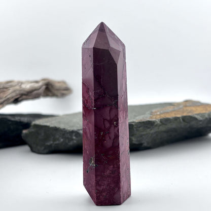 Mookaite (Australian Jasper) Polished Tower - 67 grams / 9.4 cms