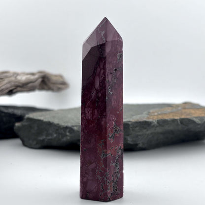 Mookaite (Australian Jasper) Polished Tower - 67 grams / 9.4 cms
