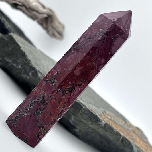Mookaite (Australian Jasper) Polished Tower - 67 grams / 9.4 cms
