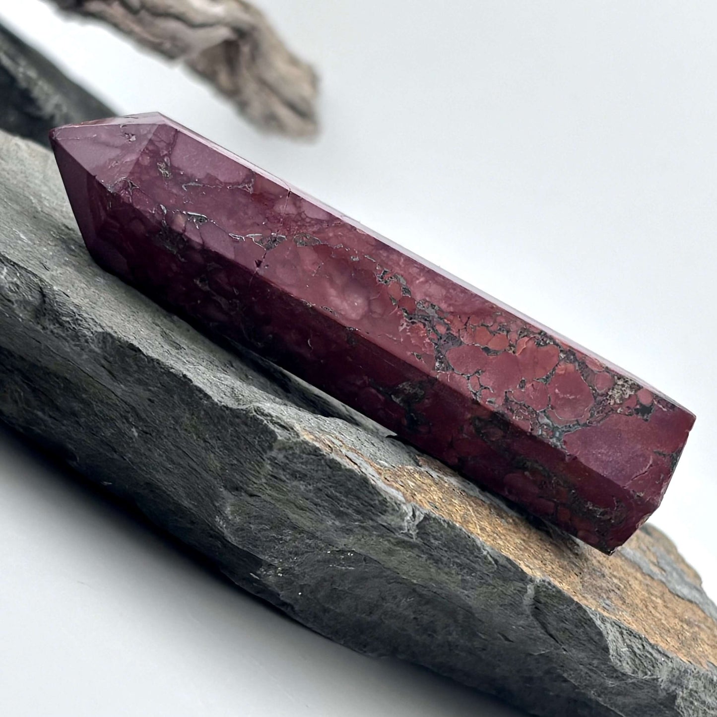 Mookaite (Australian Jasper) Polished Tower - 67 grams / 9.4 cms