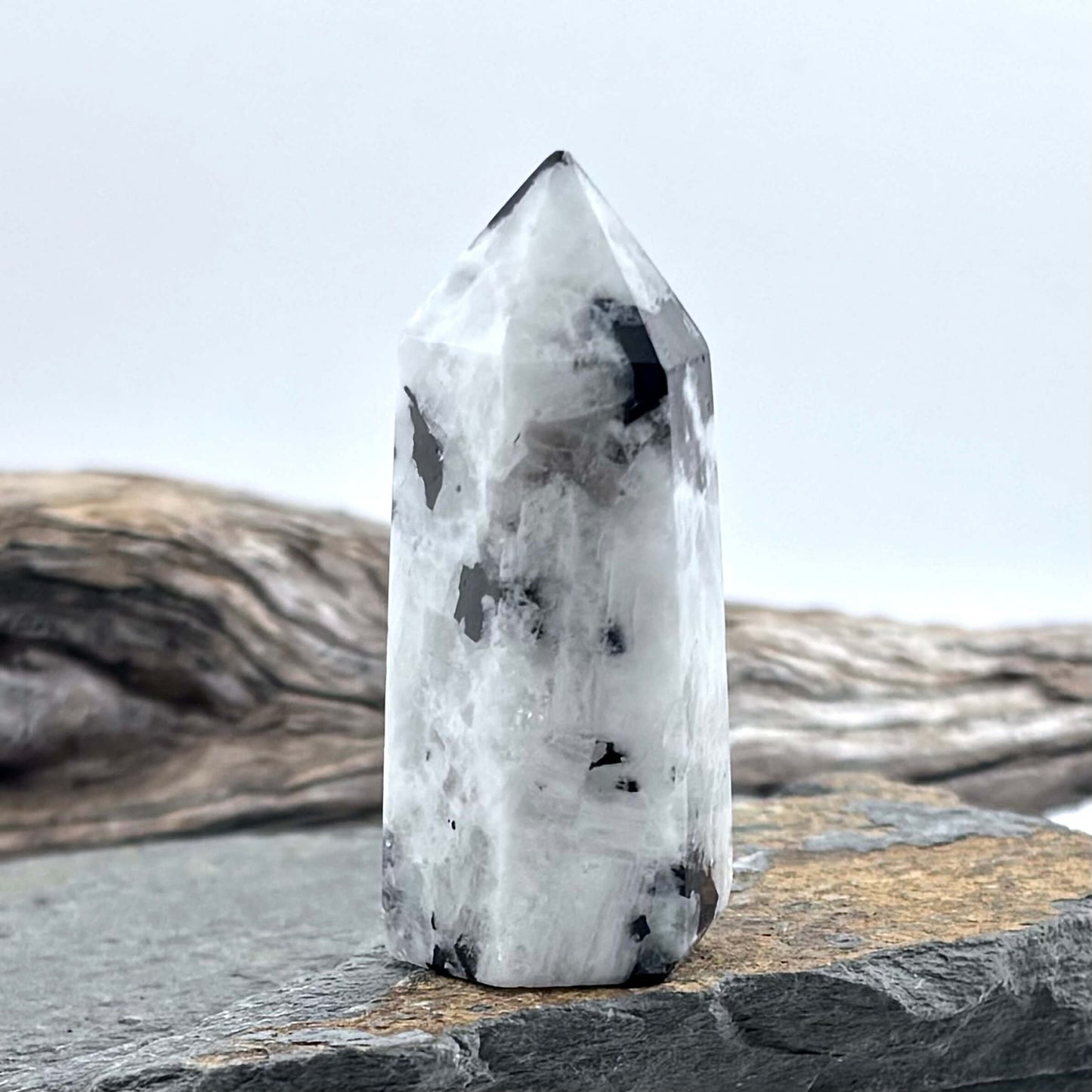 Moonstone Polished Tower - 50 grams / 5.5 cms