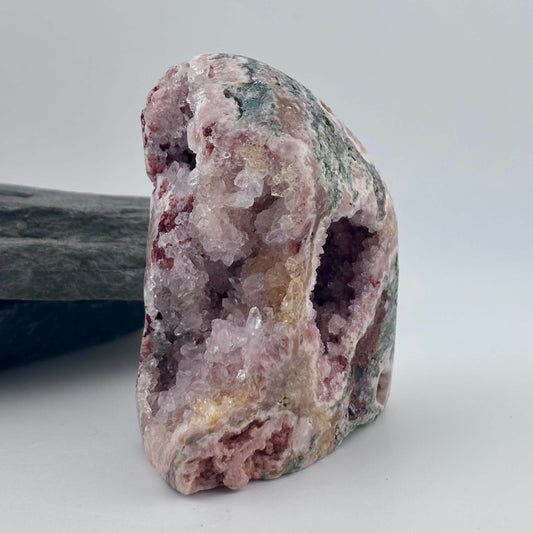 Brazilian Pink Amethyst Druzy Freeform - 367 grams