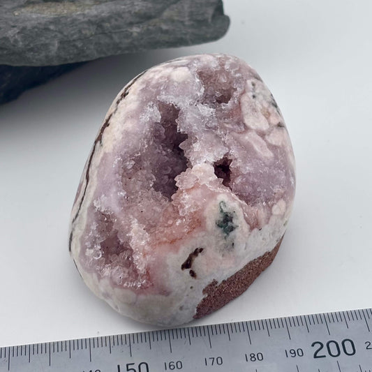 Brazilian Pink Amethyst Druzy Freeform - 239 grams