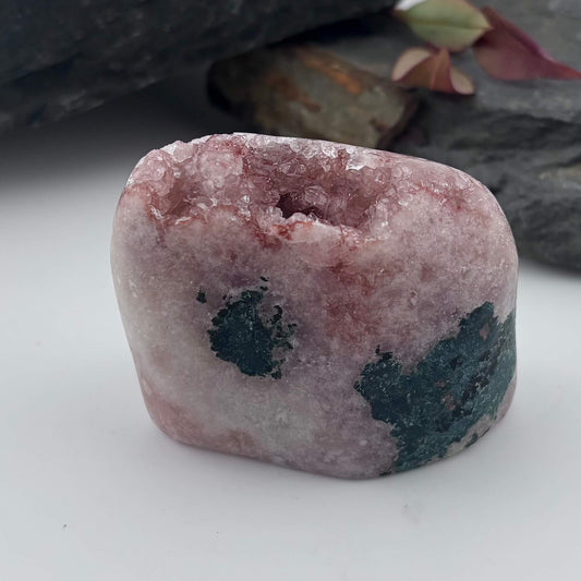 Brazilian Pink Amethyst Druzy Freeform - 167 grams