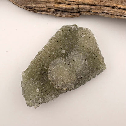 Brazilian Green Rainbow Amethyst Grape Druzy Cluster Flat - 62 grams