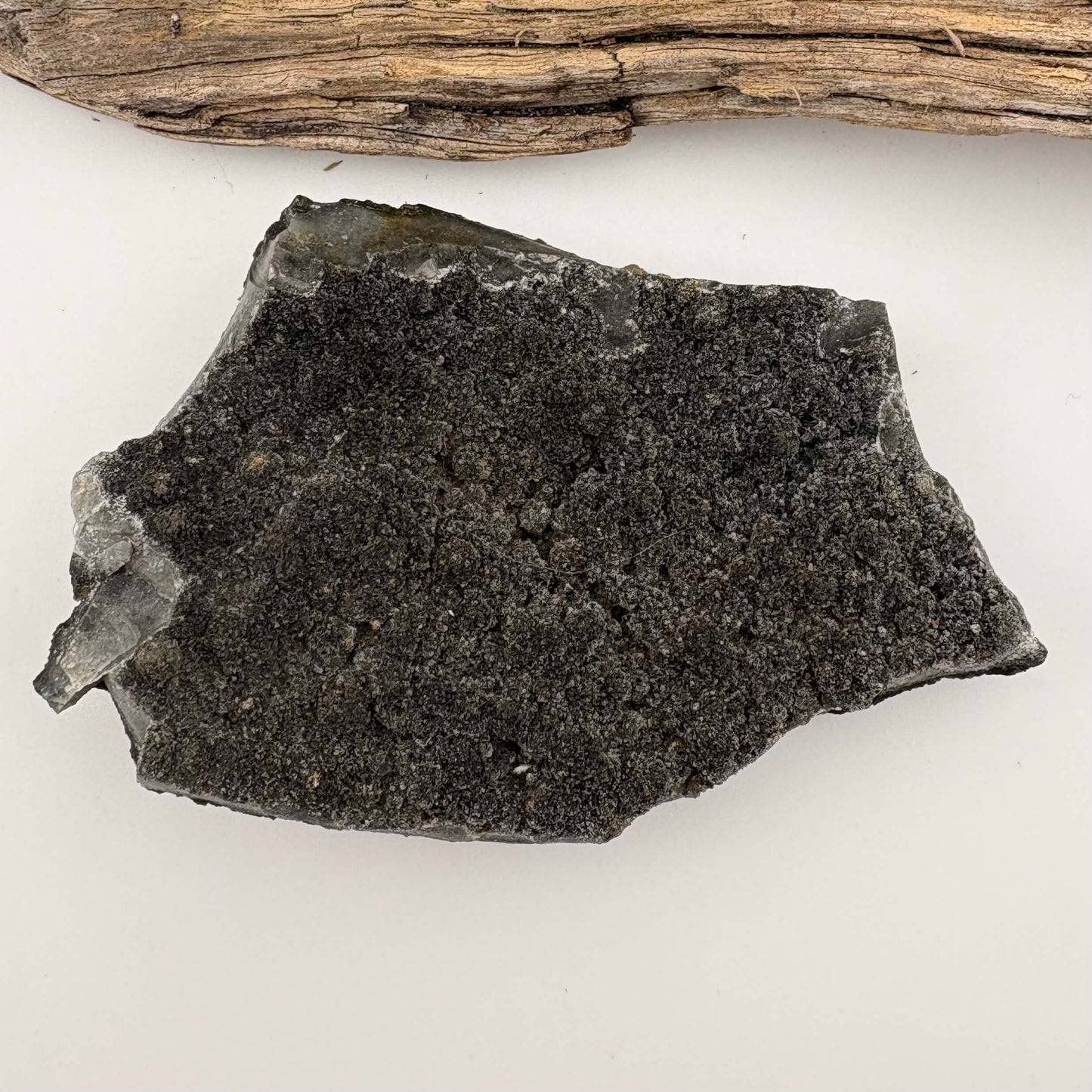 Brazilian Black Amethyst Druzy Cluster Flat - 72 grams