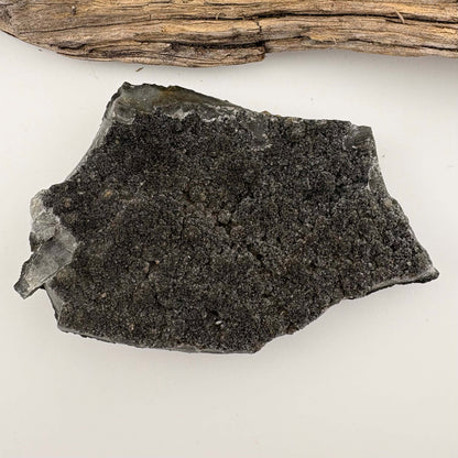 Brazilian Black Amethyst Druzy Cluster Flat - 72 grams