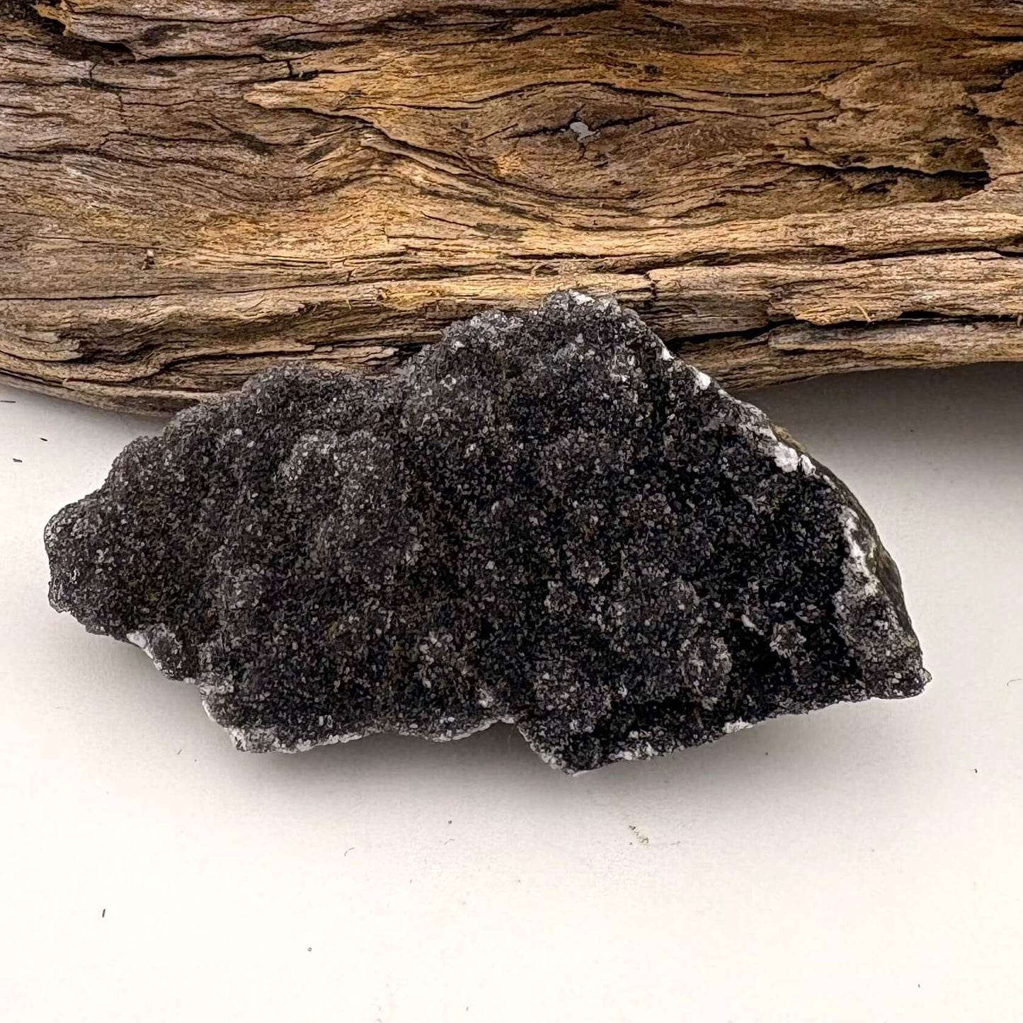 Brazilian Black Amethyst Druzy Cluster Flat - 32 grams