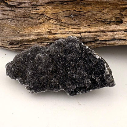 Brazilian Black Amethyst Druzy Cluster Flat - 32 grams