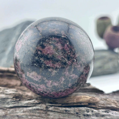 Rhodonite Sphere