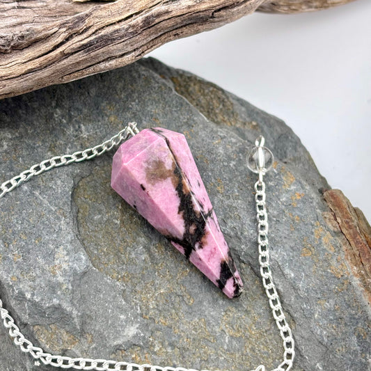 Rhodonite Terminator Pendulum